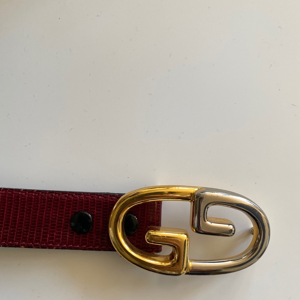 *MUST SELL!* Vintage Gucci Mixed Metal Belt - Picture 3 of 9